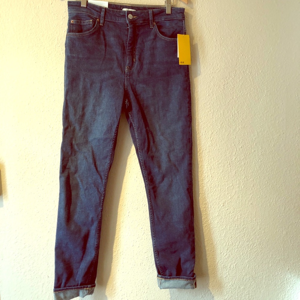 H&M jeans, painter leg style, brand new